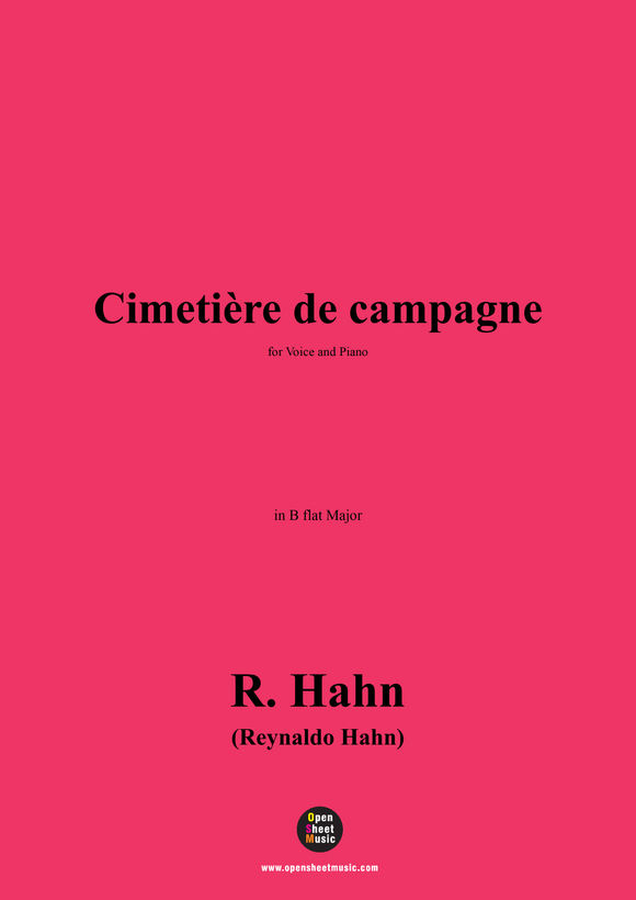 R. Hahn-Cimetière de campagne