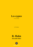 R. Hahn-Les cygnes