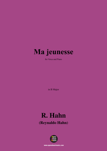 R. Hahn-Ma jeunesse