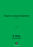 R. Hahn-Naguère au temps des églantines