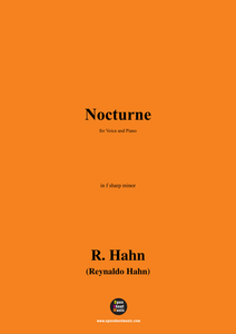 R. Hahn-Nocturne