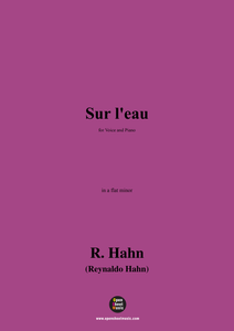 R. Hahn-Sur l'eau