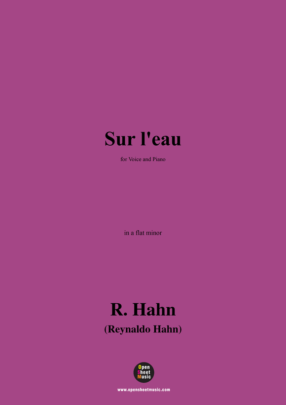 R. Hahn-Sur l'eau