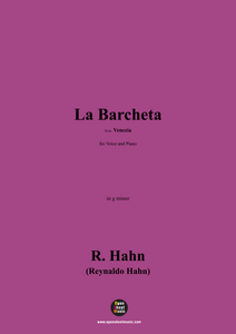 R. Hahn-La Barcheta