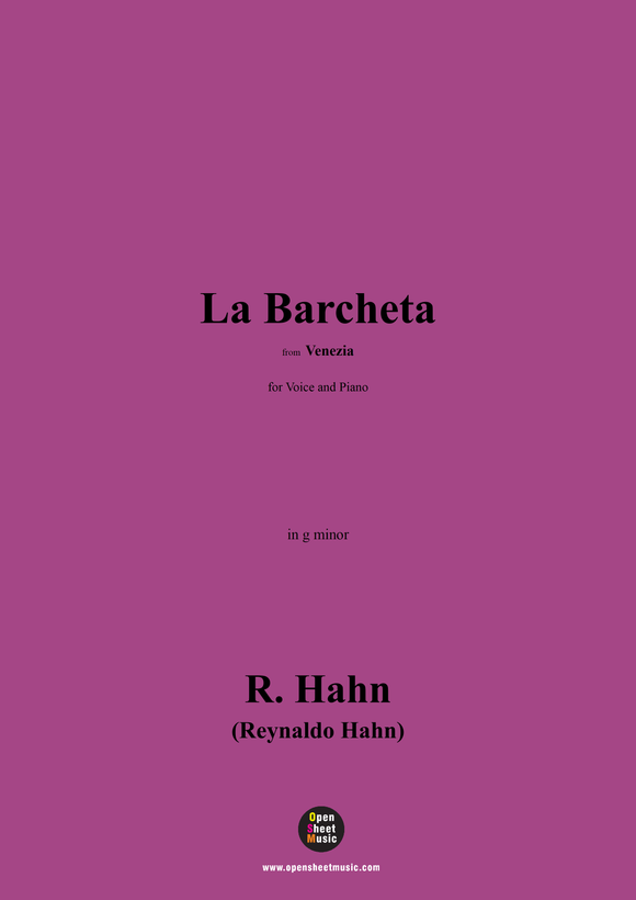 R. Hahn-La Barcheta