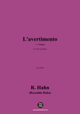 R. Hahn-L'avertimento