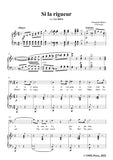 Halévy-Si la rigueur,from La Juive,for Voice and Piano