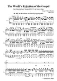 Handel-The World's Rejection of the Gospel