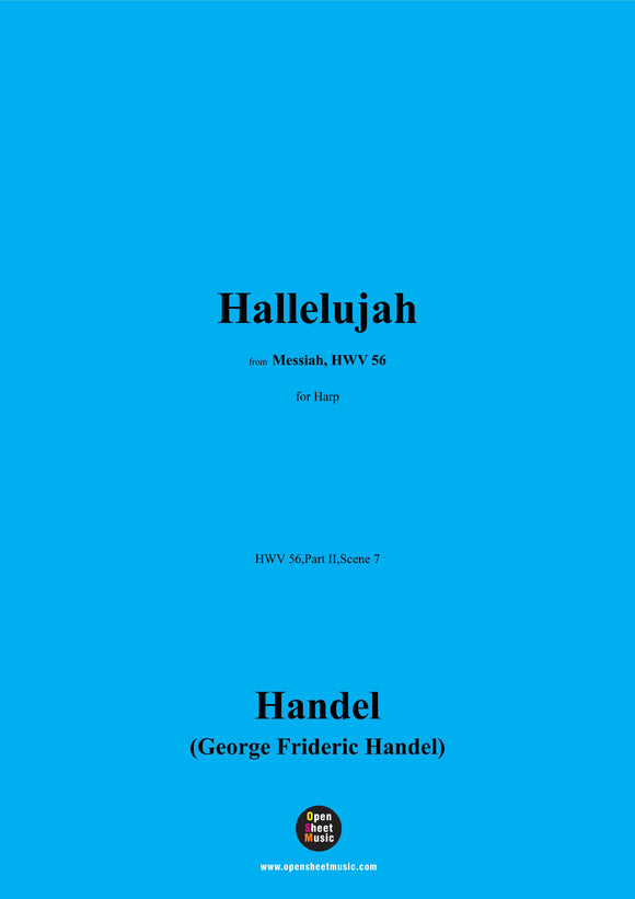 Handel-Hallelujah,from 'HWV 56,Part II,Scene 7',for Harp