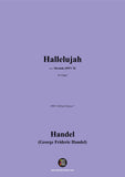 Handel-Hallelujah,from 'HWV 56,Part II,Scene 7',for Organ