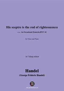 Handel-His sceptre is the rod of righteousness