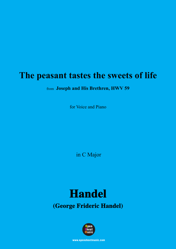 Handel-The peasant tastes the sweets of life