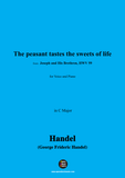 Handel-The peasant tastes the sweets of life