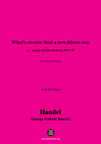 Handel-What's sweeter than a new-blown rose