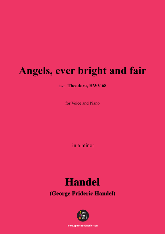 Handel-Angels,ever bright and fair