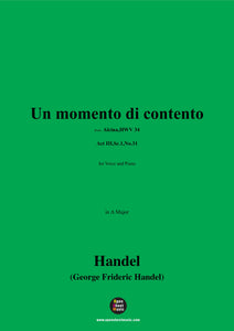 Handel-Un momento di contento(HWV 34,Act III,Sc.1,No.31)