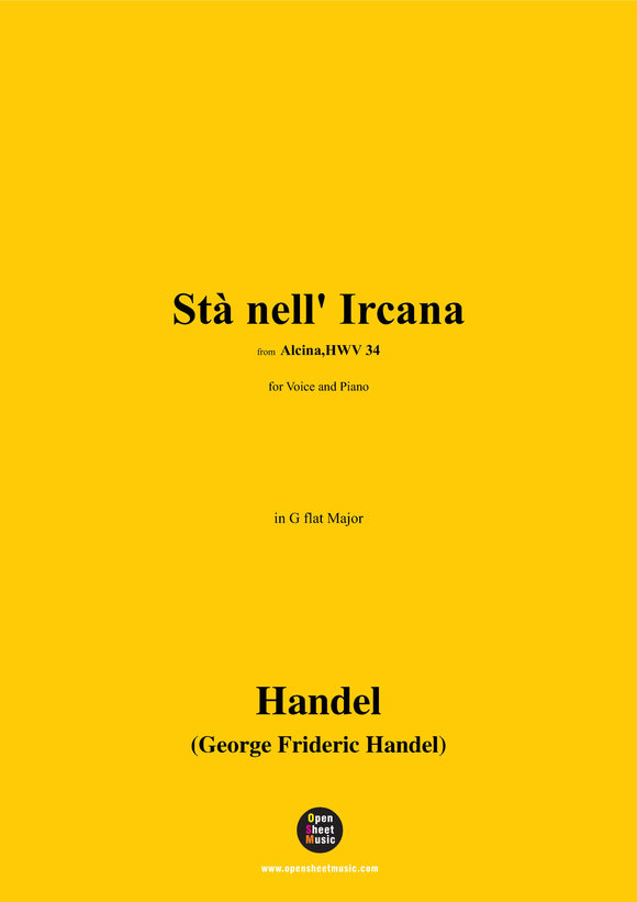 Handel-Stà nell' Ircana