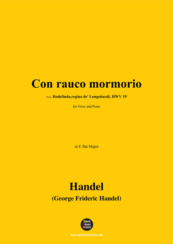 Handel-Con rauco mormorio
