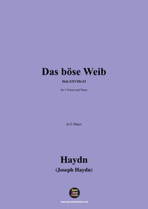 J. Haydn-Das böse Weib,Hob.XXVIIb:23