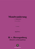 H. v. Herzogenberg-Mondwanderung