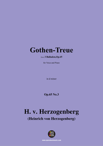 H. v. Herzogenberg-Gothen-Treue