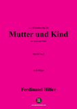 F. Hiller-Mutter und Kind,Op.111 No.2