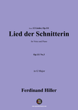 F. Hiller-Lied der Schnitterin,Op.111 No.3