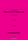 F. Hiller-Wenn ich ein Vöglein wär',Op.111 No.6