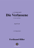 F. Hiller-Die Verlassene,Op.111 No.10