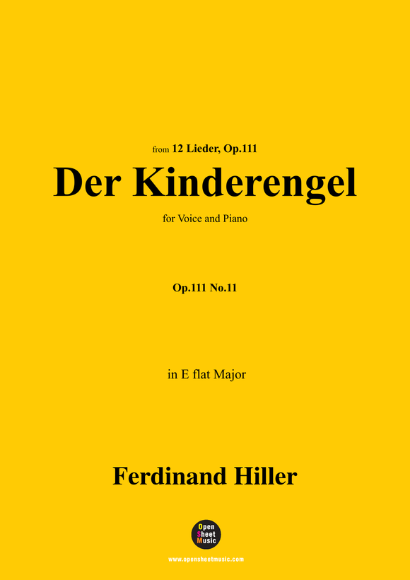 F. Hiller-Der Kinderengel,Op.111 No.11
