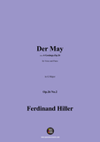 F. Hiller-Der May,Op.26 No.2