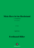 F. Hiller-Mein Herz ist im Hochstand,Op.26 No.6