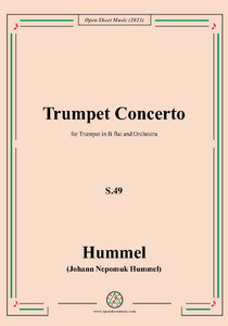 Hummel-Trumpet Concerto,S.49