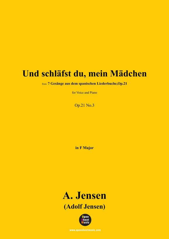 A. Jensen-Und schläfst du,mein Mädchen