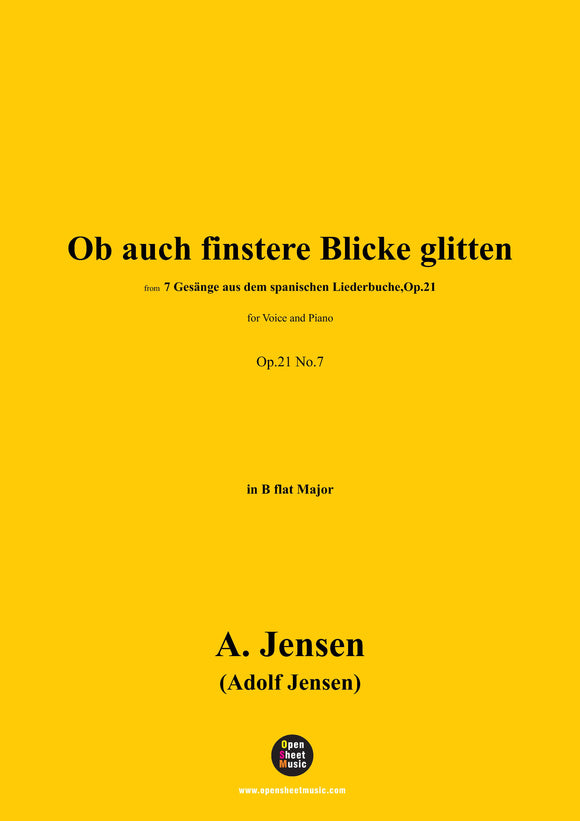 A. Jensen-Ob auch finstere Blicke glitten