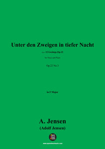 A. Jensen-Unter den Zweigen in tiefer Nacht