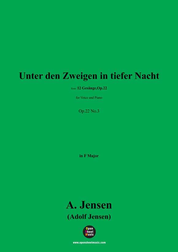 A. Jensen-Unter den Zweigen in tiefer Nacht