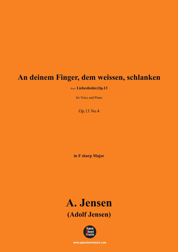 A. Jensen-An deinem Finger,dem weissen,schlanken