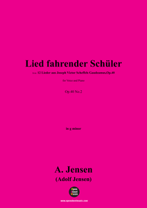 A. Jensen-Lied fahrender Schüler