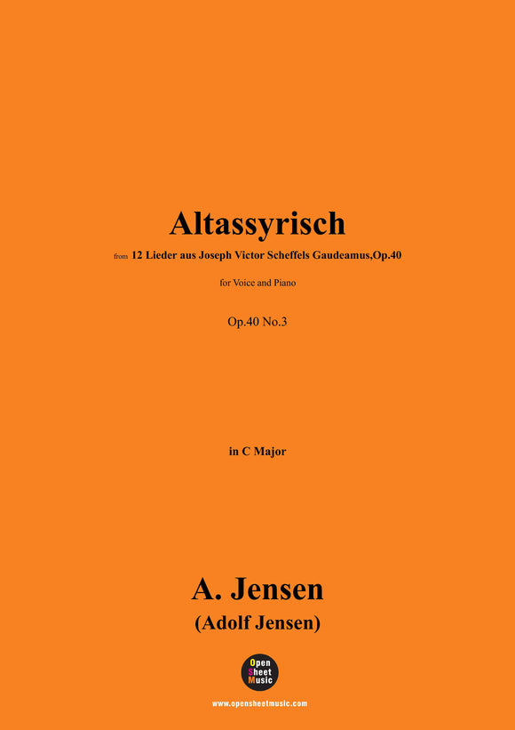 A. Jensen-Altassyrisch