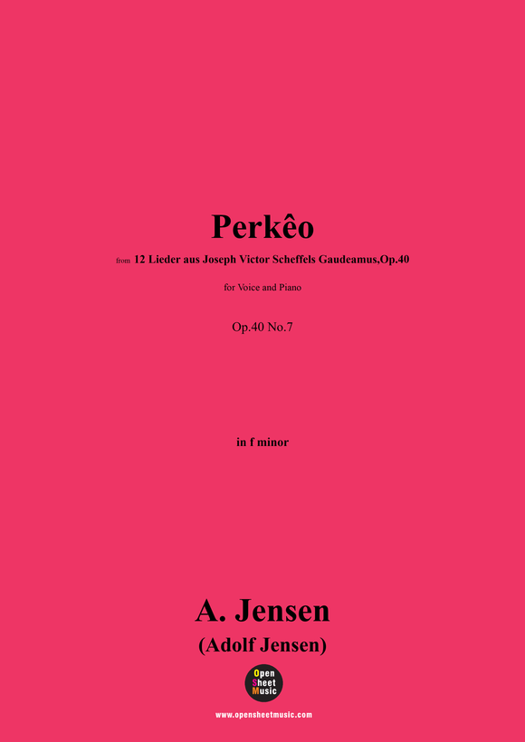 A. Jensen-Perkêo,Op.40 No.7