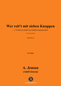 A. Jensen-Wer reit't mit sieben Knappen