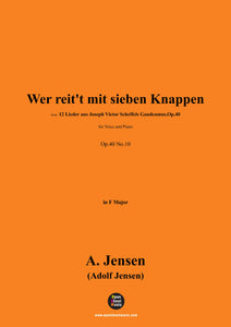 A. Jensen-Wer reit't mit sieben Knappen