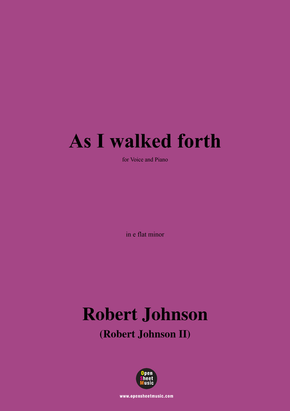 R. Johnson-As I walked forth