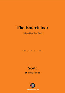 Joplin-The Entertainer,for 2 Sax,Horn,Trombone and Tuba