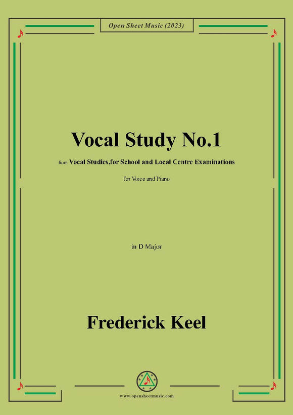 Keel-Vocal Study No.1,in D Major