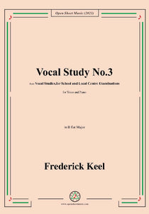 Keel-Vocal Study No.3,in B flat Major