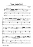 Keel-Vocal Study No.3,in B flat Major