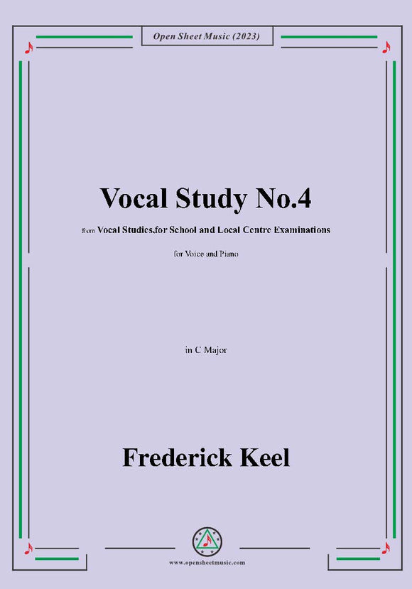 Keel-Vocal Study No.4,in C Major