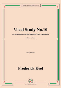 Keel-Vocal Study No.10,in e flat minor